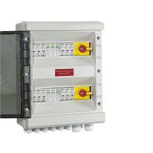 6 ingång 2 utgående DC Combiner Box